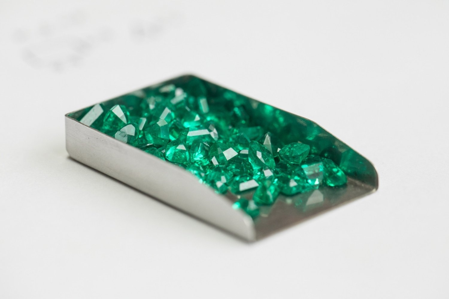 Colombian emerald gemstones