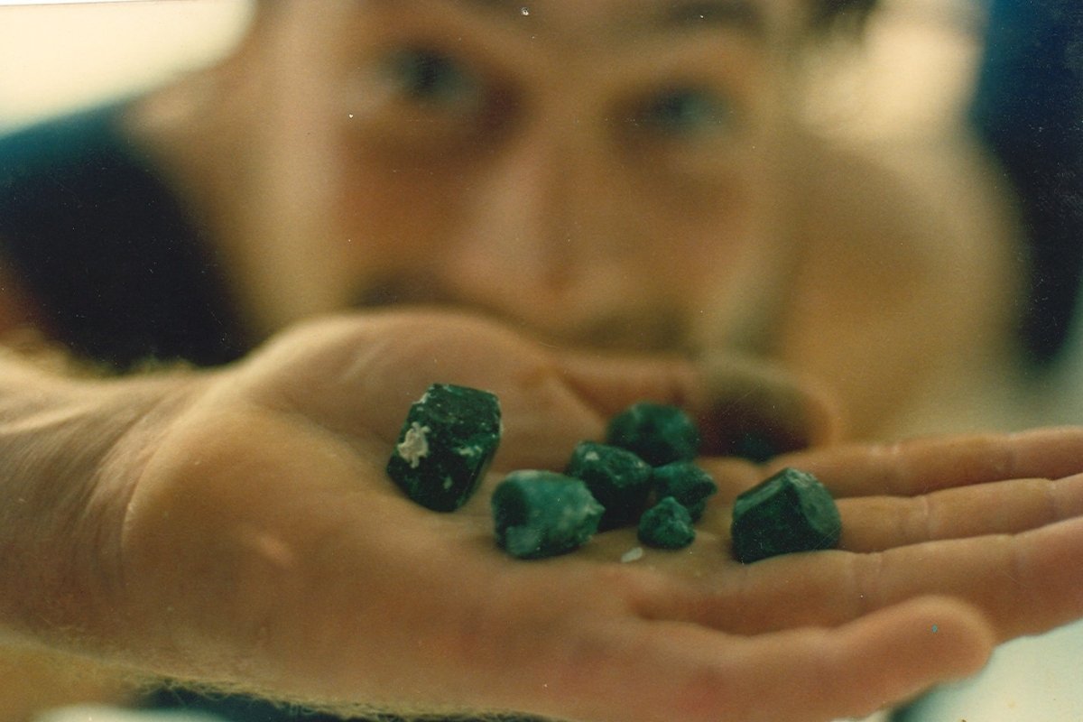 Raw Colombian emeralds found on the wreck of the Nuestra Señora de Atocha