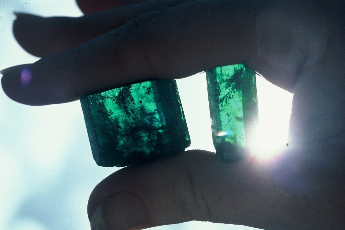 Colombian emeralds found on the wreck of the Nuestra Señora de Atocha